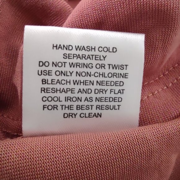 PINK ROSE WARM SPICE PUMPKIN COLORED SHORT SLEEVES NWT 1 POCKET TUNIC SIZE M - Picture 9 of 9